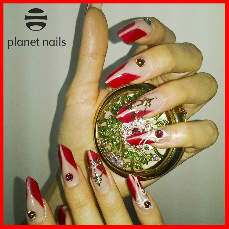 фото работы выполненной с помощью гель-краски Planet Nails