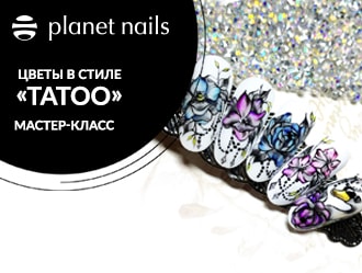 Дизайн ногтей 2020 | Рисуем цветы в стиле тату