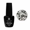 Гель-лак Planet Nails, "PRESTIGE" - GLOSSY TOP PARTY SILVER , без липкого слоя, 8мл