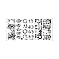 Пластина для Stamping Nail Art №15