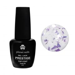 Гель-лак Planet Nails,  TOP COAT "FLAKE" - 923, с матовым эффектом, 8мл