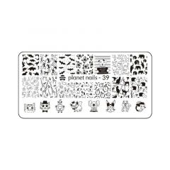 Пластина для Stamping Nail Art №39