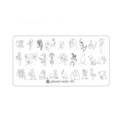 Пластина для Stamping Nail Art №55