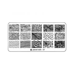 Пластина для Stamping Nail Art №21