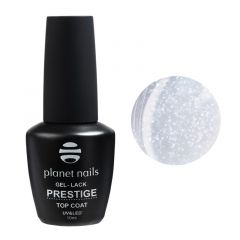 Гель-лак Planet Nails, "PRESTIGE" - MATTE TOP POINT WHITE, без липкого слоя, 10мл