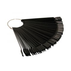 Палитра для лаков "веер", черная 48 шт