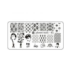 Пластина для Stamping Nail Art №41
