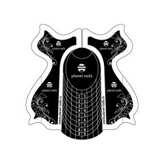 Формы для наращивания Planet Nails черные, 10 шт/уп