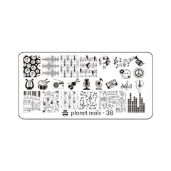 Пластина для Stamping Nail Art №38