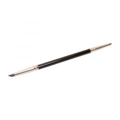 Кисть Planet Nails с резиновым наконечником, двухсторонняя, № 0