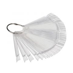 Палитра для лаков "веер", прозрачная 48 шт