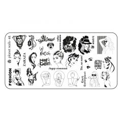 Пластина для Stamping Nail Art №61