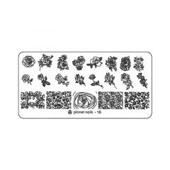 Пластина для Stamping Nail Art №18
