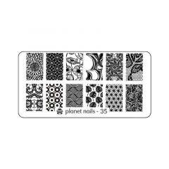 Пластина для Stamping Nail Art №35