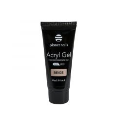 Гель Planet Nails Acryl Gel  камуфлирующий бежевый, 60гр