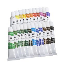 Краска акрил. на водн. осн. Цветная (в ассортименте), 12мл