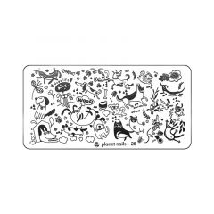 Пластина для Stamping Nail Art №25