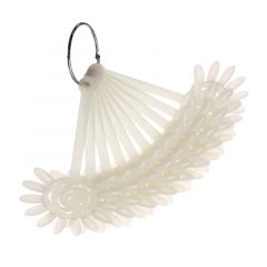 Палитра для лаков "Ромашка" на кольце, матовая, 10 шт