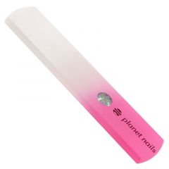 Терка стеклянная "Planet Nails" 17см (двухсторонняя)