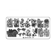 Пластина для Stamping Nail Art №24