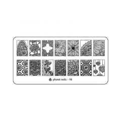 Пластина для Stamping Nail Art №16