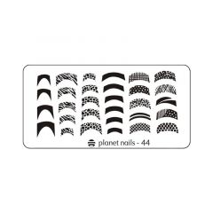 Пластина для Stamping Nail Art №44