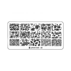 Пластина для Stamping Nail Art №23