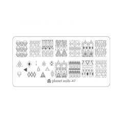 Пластина для Stamping Nail Art №47