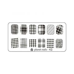 Пластина для Stamping Nail Art №43