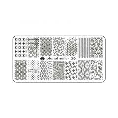 Пластина для Stamping Nail Art №36