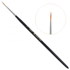 Кисть Planet Nails для дизайна круглая длинная № 1 (475.1)