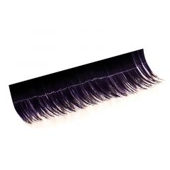 Ресницы на полосках фиолетовые,соболь12 мм, 10 полосок