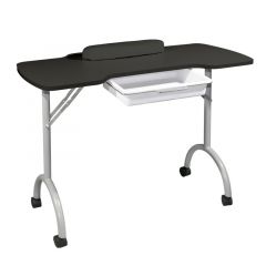 Стол для маникюра складной "Space" черный