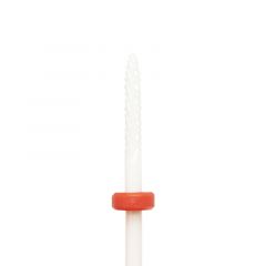 Фреза керамическая тонкая цилиндрическая с закругленным концом 3,8 мм