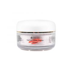 Пудра акриловая Planet Nails - глиттер, розовая 15г.