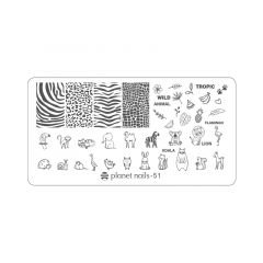 Пластина для Stamping Nail Art №51