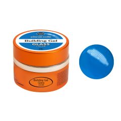 Гель Planet Nails - Building GLASS GEL , синий 15 гр.