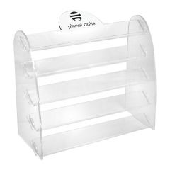 Подставка для лаков с логотипом 5 ярусов 28Х24 см