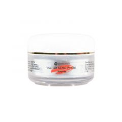 Пудра акриловая Planet Nails - глиттер, голубая 15г.