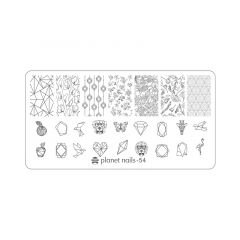 Пластина для Stamping Nail Art №54