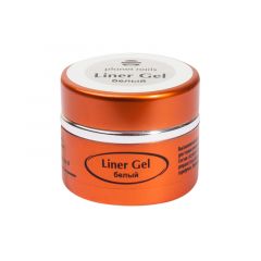 Гель-краска для тонких линий Planet Nails - Liner Gel белая 5г