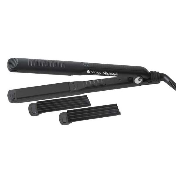 Щипцы-выпр.Hairway Hairstyle 170W +3 съемные насадки B036