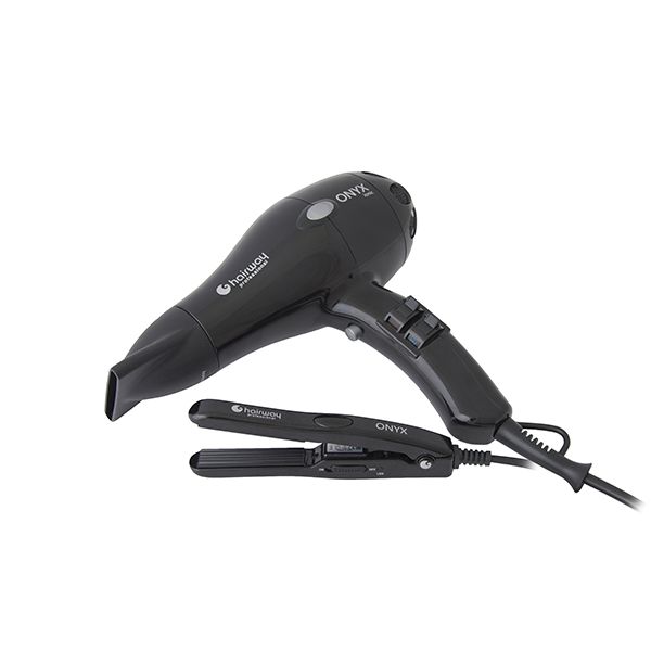 Фен Hairway ONYX Ionic ceramic 2000W A009+щипцы- гофре HW