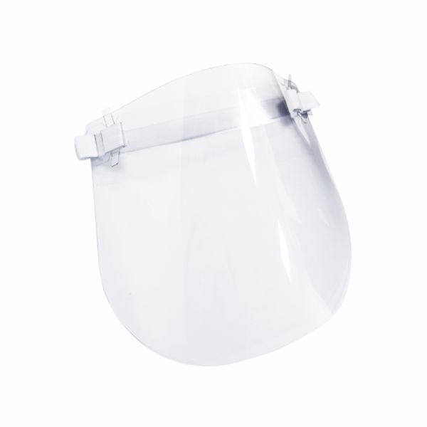 Экран для лица из пластика на резинке, изображение 2