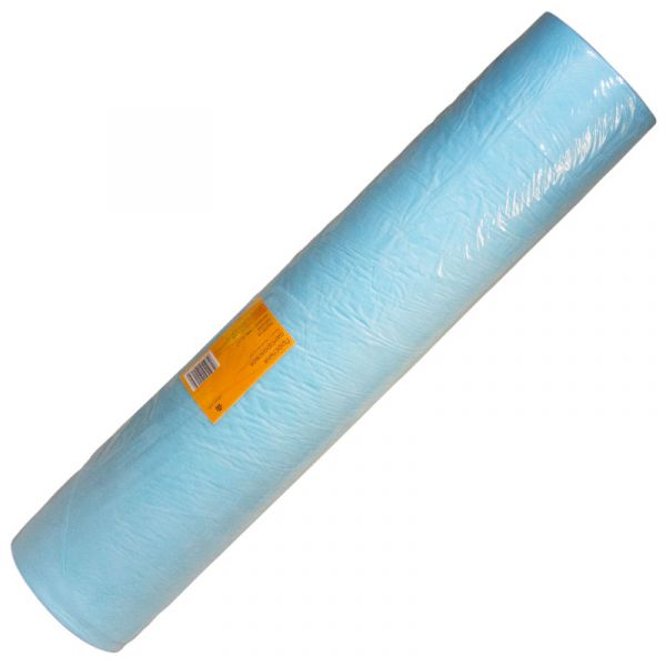 Простыня одноразовая голубая 70*200см(100шт в рул), изображение 2