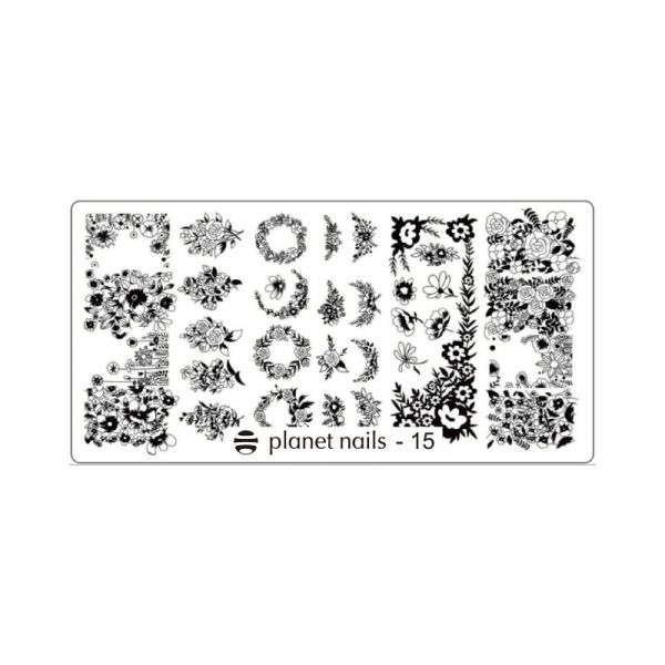 Пластина для Stamping Nail Art №15