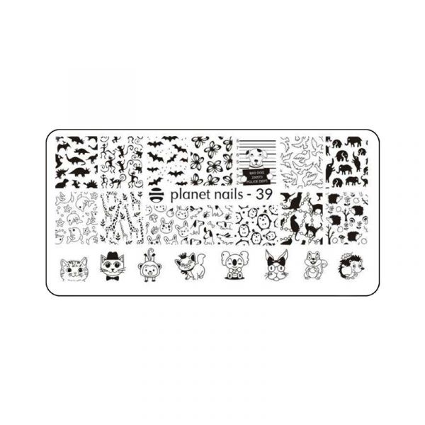 Пластина для Stamping Nail Art №39