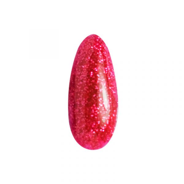 Лак-краска для Nailart глиттер малиновый 8мл (44)