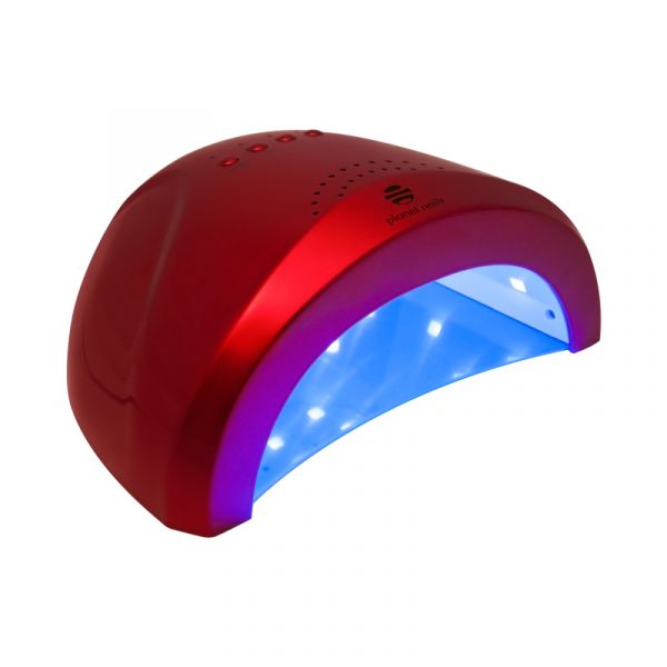 UV/LED лампа 24/48W "Magnetic" бордовая