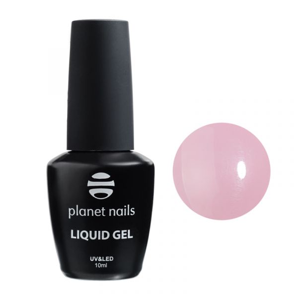 Гель Planet Nails - LIQUID GEL BEIGE, моделирующий гель, бежевый, 10 мл